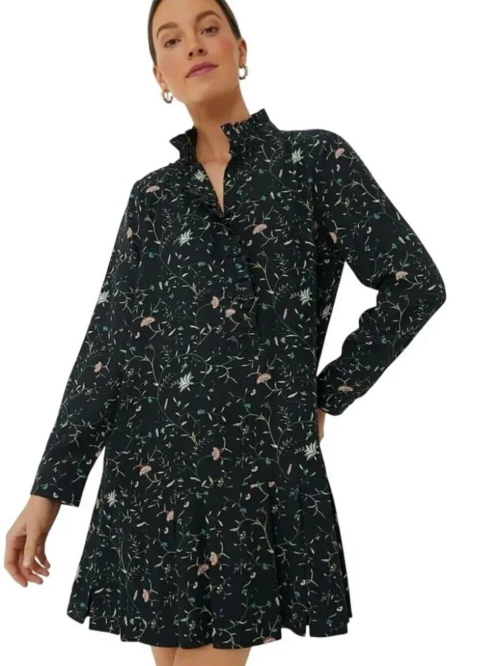 Tuckernuck Campden Vine Tate Black Floral Dress